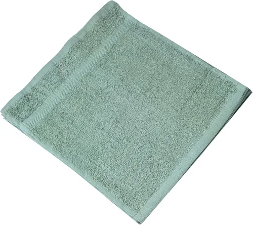 Miniatura 8 de Linteum Textile - Juego de toallas faciales de 12 x 12 pulgadas, 100% algodón suave, 16 paños hilados de un solo anillo, toallas faciales