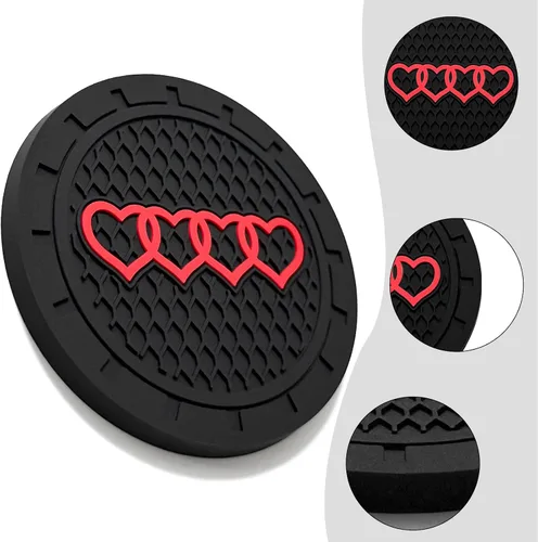 Miniatura 5 de Paquete de 2 posavasos de 2.75 pulgadas para Audi Jeep, Toyota, Honda, Ford, Chevy, GMC, Dodge, Subaru, Cadillace, Kia, Hyundai, Volkswagen, BMW
