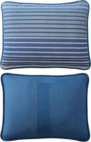 Miniatura 3 de Nautica - Juego de edredón individual, ropa de cama reversible de algodón con funda a juego, elementos esenciales para dormitorio