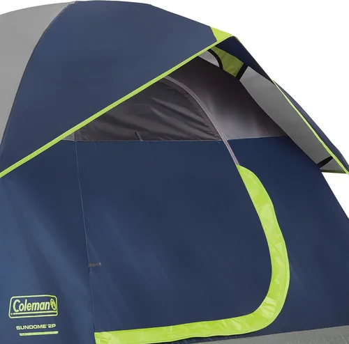 Miniatura 6 de Tienda de campaña Coleman Sundome con toldo contra lluvia, juego de tiendas para 2/3/4/6 personas, se monta en 10 minutos, refugio a prueba de clima