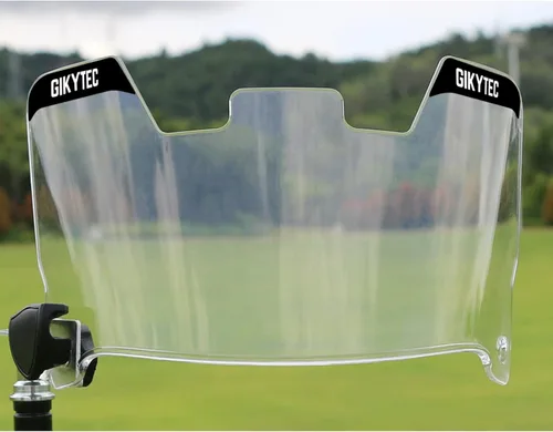 Visera de fútbol para casco de fútbol, resistente a los arañazos, bloqueo UV, visera de protección facial para jóvenes y adultos Transparente