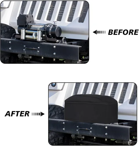 Miniatura 5 de Cubierta de cabrestante, resistente a los rayos UV, impermeable, cubierta protectora para cabrestante con cordón, accesorios de cabrestante