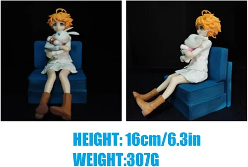 Miniatura 2 de KPOP Figura de anime, figura Ray-Norman-Emma figura de anime figuras lindas de acción de dibujos animados figuras de escritorio