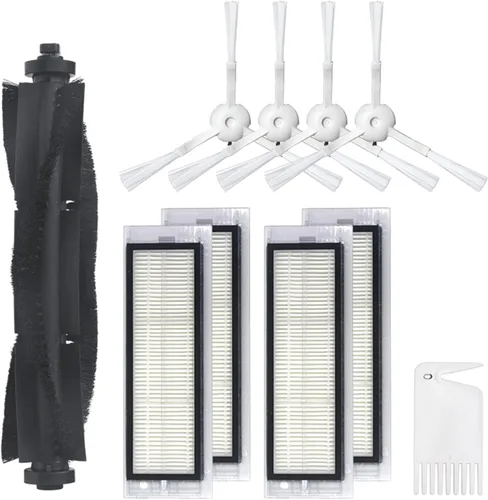 Miniatura 12 de Cepillo de rodillo robot de barrido, cepillo lateral, filtro HEPA, trapos de limpieza Peines para 360 S5 S7 Aspiradora Accesorios de repuesto