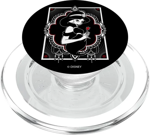 Miniatura 7 de Disney Aladdin Jasmine - PopSockets de agarre y soporte para teléfonos y tabletas en blanco y negro