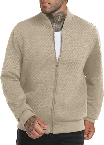 Miniatura 2 de Sudadera acolchada para hombre 2025, casual, elegante, chaqueta bomber versátil S-2XL