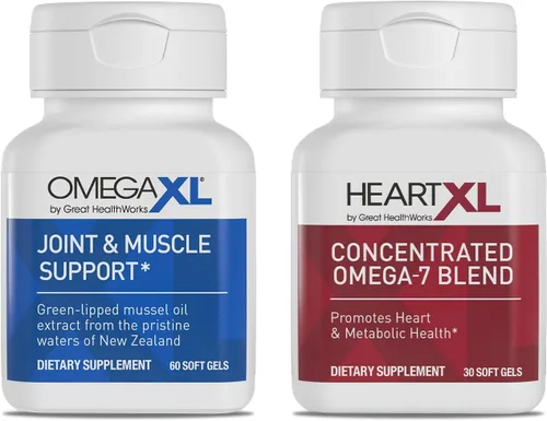 Miniatura 7 de HeartXL Omega-7 Blend Apoyo a la salud cardiovascular - Promueve el metabolismo saludable - Suplemento de salud cardíaca sin gluten - 30 geles suaves