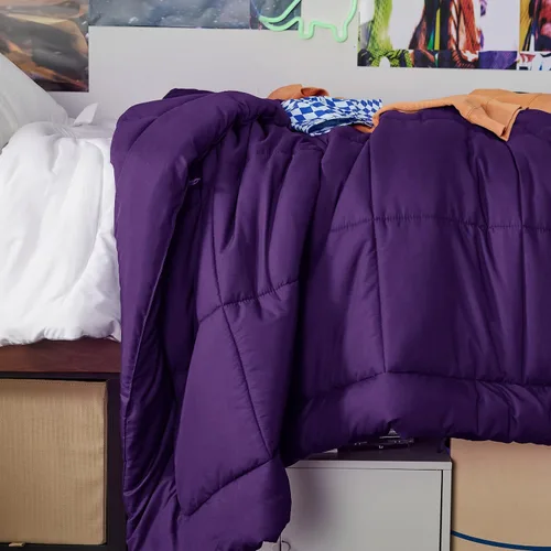 Miniatura 27 de Bedsure Relleno de edredón – Edredones acolchados tamaño King, edredón para todas las estaciones, ropa de cama alternativa de plumón suave, con 8