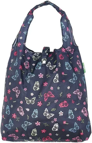 Miniatura 12 de ECO CHIC Bolsas plegables reutilizables para comestibles, bolsa de compras ligera, reciclada y reutilizable, bolsa plegable impermeable Gafas Gatos