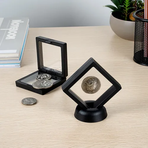 Miniatura 4 de Restaurantware Display Tek - Vitrinas flotantes de 2.8 x 2.8 pulgadas, 10 carcasas de exhibición de marco, se venden por separado, vitrinas