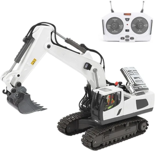 Miniatura 12 de Mudsterz - Camiones Mudsterz, Excavadora Mudsterz, Vehículo de construcción RC de 2.4GHz con luces geniales y sonidos reales, diseño de ingeniería
