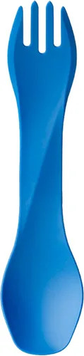 humangear GoBites Uno | Utensilios de viaje y campamento | Utensilios de comedor portátiles y convertibles | Tenedor multifuncional, azul oscuro