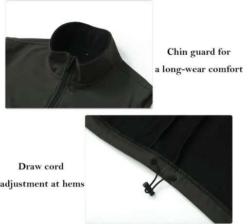 Miniatura 38 de Msmsse Chaleco ligero para hombre, con cuello alto, sin mangas, para senderismo, correr, golf