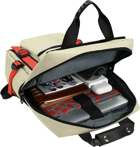 Miniatura 8 de FIREFIRST X Neon Genesis Evangelion Mochila de anime, bolsa para laptop de 15.6 pulgadas para viajes/oficina, mercancía de anime para regalos