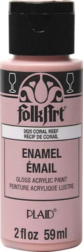 Miniatura 37 de FolkArt Pintura esmaltada para vidrio y cerámica en varios colores (2 onzas), 4013, grano de café Granos de café