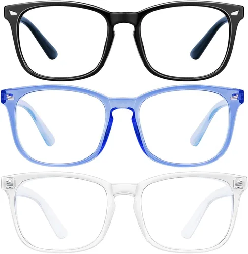 Miniatura 31 de hunsquer Gafas de luz azul para mujer/hombre, gafas de luz azul para computadora negro (806803blacktoucha)