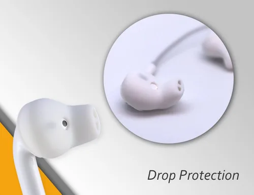 Miniatura 5 de ACOUS Design - Cubiertas para auriculares Purest Antideslizantes para deporte, compatibles con EarPods y AirPods de Apple (Blanco)