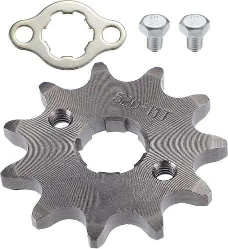 X AUTOHAUX 1 Juego 520 Estilo 11 Dientes 20mm ID Piñones de Motor Delantero para Motocicleta Fit para 50cc 70cc 110cc 125cc Motocicleta Dirt Pit
