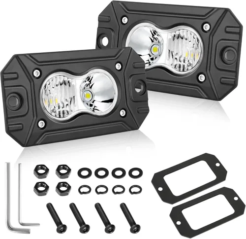 Miniatura 29 de Cápsulas LED ámbar, parte AKD de 3 pulgadas, luz LED de conducción de 40 W, luz LED todoterreno, luz de trabajo LED amarilla, luces antiniebla