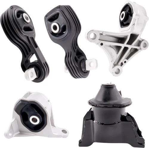 Miniatura 12 de Juego de 4 soportes de motor compatibles con CR-V 2.4L Auto 2002 2003 2004 2005 2006 para reemplazo de transmisión para A4504 A6597 A6596 A4506