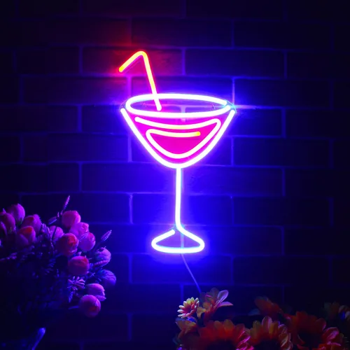 Miniatura 3 de AdvPro Seco Martini Flex Silicona LED Neon Sign - Azul - st16s32-fnu0207-b