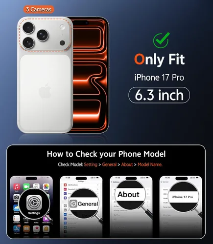 Miniatura 1017 de FNTCASE Funda para iPhone 13 Pro-Max: Fundas magnéticas transparentes compatibles con Magsafe Slim anti amarillamiento protección contra caídas