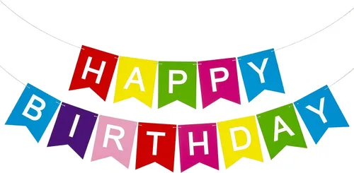 Miniatura 8 de Cartel de feliz cumpleaños negro y rojo – Guirnalda de letras de bricolaje, pancartas colgantes para pared y puerta, decoraciones de fiesta