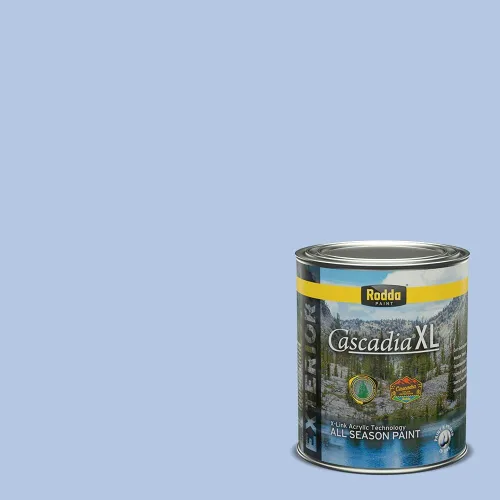 Miniatura 120 de Rodda Paint CASCADIA XL Pintura e imprimación satinada exterior en uno, cuarto de galón, solo ayer