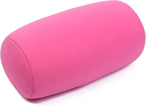 Miniatura 12 de Almohada de cuello de microcuentas, almohada de tubo blando para soporte de cuello o espalda, cojín cilíndrico cervical para el hogar, sofá, cama