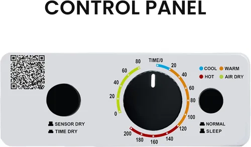 Miniatura 5 de Equator Secador compacto con sensor ventilado 3.5cf/13lbs 110V CONTROL INFERIOR BLANCO