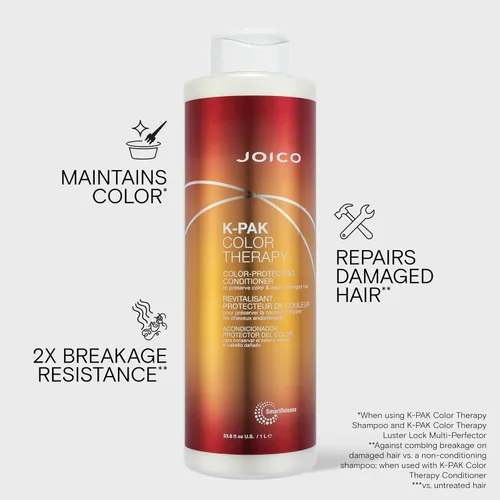 Miniatura 3 de Joico K-PAK Color Therapy Color-Protecting Conditioner For Color-Treated Hair Boost Shine Improve Elasticity Repair Breakage Rebuild