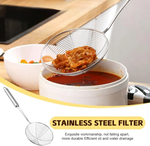 Miniatura 8 de Spaetzle Maker de acero inoxidable con mango de agarre cómodo y espumadera, juego de herramientas para hacer albóndigas de huevo alemán casero