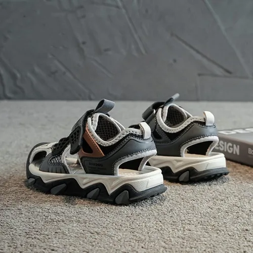 Miniatura 8 de KAQ Sandalias deportivas para niños y niñas, sandalias de agua para niños, zapatos de verano para caminar, senderismo al aire libre