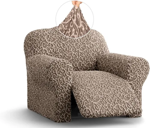 PAULATO BY GA.I.CO. Funda para sillón reclinable, funda para silla reclinable, funda de tela de poliéster suave, protector de muebles elástico de