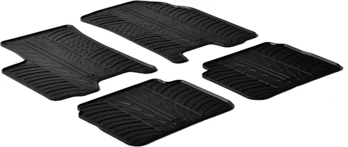 Gledring Alfombrillas de goma de ajuste personalizado de Estados Unidos para todo tipo de clima para Chevy Aveo 2006-2011, no necesita recortes.