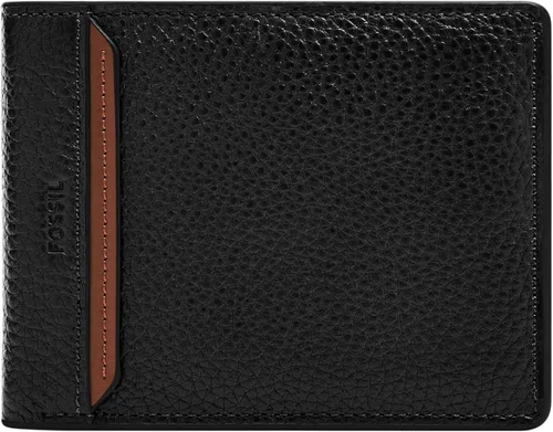 Miniatura 50 de Fossil Billetera plegable de cuero para hombre con ventana de identificación abatible para hombres