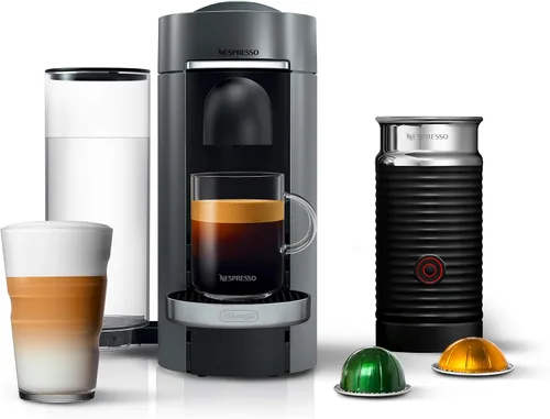 Miniatura 10 de Nespresso VertuoPlus Deluxe - Máquina de café y espresso de De'Longhi, 37 onzas, color negro