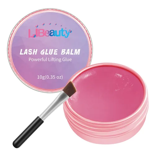 Miniatura 9 de Libeauty - Bálsamo adhesivo para elevación de pestañas, adhesivo fuerte pegajoso con sabor a fruta para permanente de pestañas y cejas, bálsamo