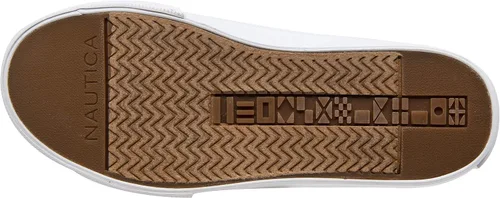 Miniatura 4 de Nautica Zapatos de moda para niñas, tenis bajos con cordones para niños grandes, niños pequeños y niños pequeños (tacón regularsuela de plataforma)