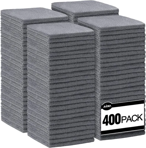 Miniatura 21 de AIDEA Microfiber Cleaning Cloth Blue-50PK, Soft Absorbent Shop Rags, Microfiber Towels for Cars, Kitchen Towels, Dusting Cloth for Home, Window