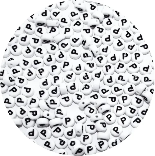 Miniatura 7 de Cuentas cuadradas de letras acrílicas de 0.236 x 0.236 pulgadas, cuentas A del alfabeto para pulseras, joyería, llavero DIY, 100