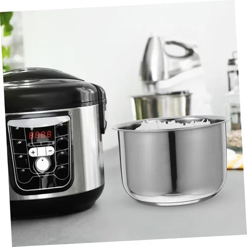 Miniatura 7 de Zerodeko Reemplazo de olla de arroz de 2 litros, olla interior antiadherente de acero inoxidable, olla de olla a presión tradicional, accesorios