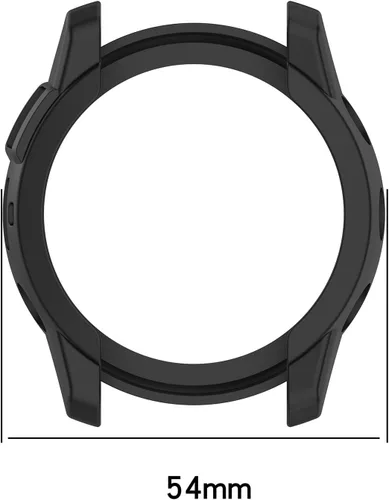 Miniatura 2 de Paquete de 2 fundas para reloj Tactix 7 compatibles con Garmin Tactix 7/7 Pro, funda protectora resistente, sin protector de pantalla (negro + negro)