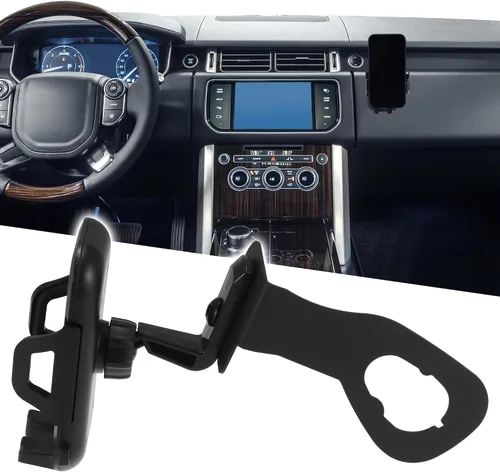 Miniatura 3 de X AUTOHAUX Soporte de teléfono multifuncional de 360 grados, soporte de radio, perno en soporte organizador de soporte para Jeep Wrangler JK JKU