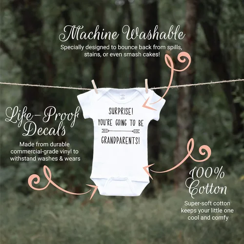 Miniatura 2 de Bump and Beyond Designs Body sorpresa para recién nacido con anuncio de embarazo