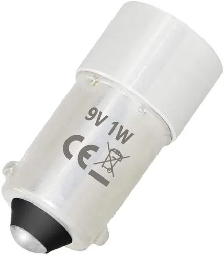 Miniatura 11 de BA9s Base LED Bulbs1W 3v BA9 LED antorcha mini lámpara de cabeza bombilla linterna 2 celdas C y D (blanco frío, 2 celdas C y D 3V)