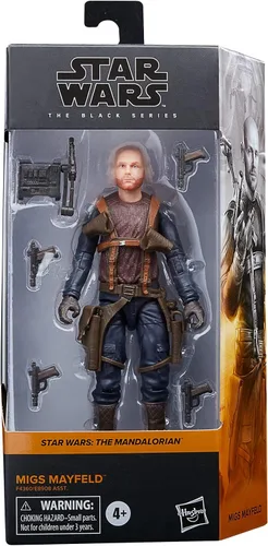 Miniatura 2 de STAR WARS The Black Series Migs Mayfeld - Figura de acción coleccionable de The Mandalorian de 6 pulgadas, juguetes para niños a partir de 4 años