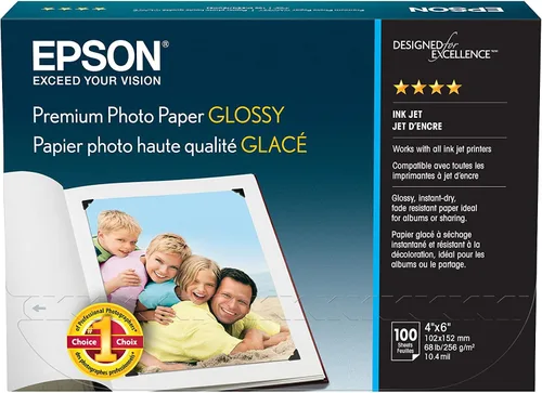 Miniatura 5 de Epson Expression Premium XP-7100 Impresora fotográfica inalámbrica a color con ADF, escáner y copiadora, negro, pequeño y papel fotográfico premium