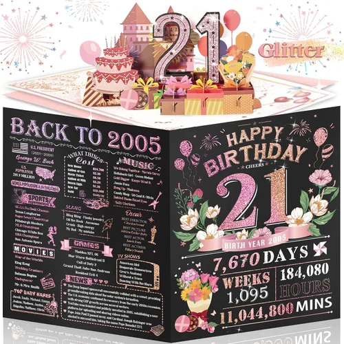 Miniatura 24 de Tarjeta de cumpleaños número 10 para niña, niño, nieto, nieta, hijo, hija, gigante, desplegable, “Happy 10th Year Old”, decoración, regalo de Negro