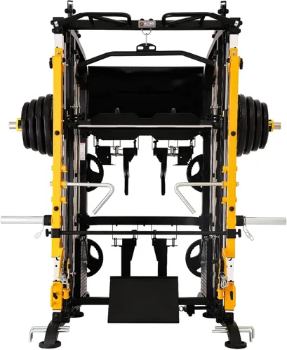 Miniatura 2 de Altas Strength Máquina Smith 3061B con brazos de palanca ajustables, relación de polea 2:1, sistema de gimnasio en casa, estante para sentadillas